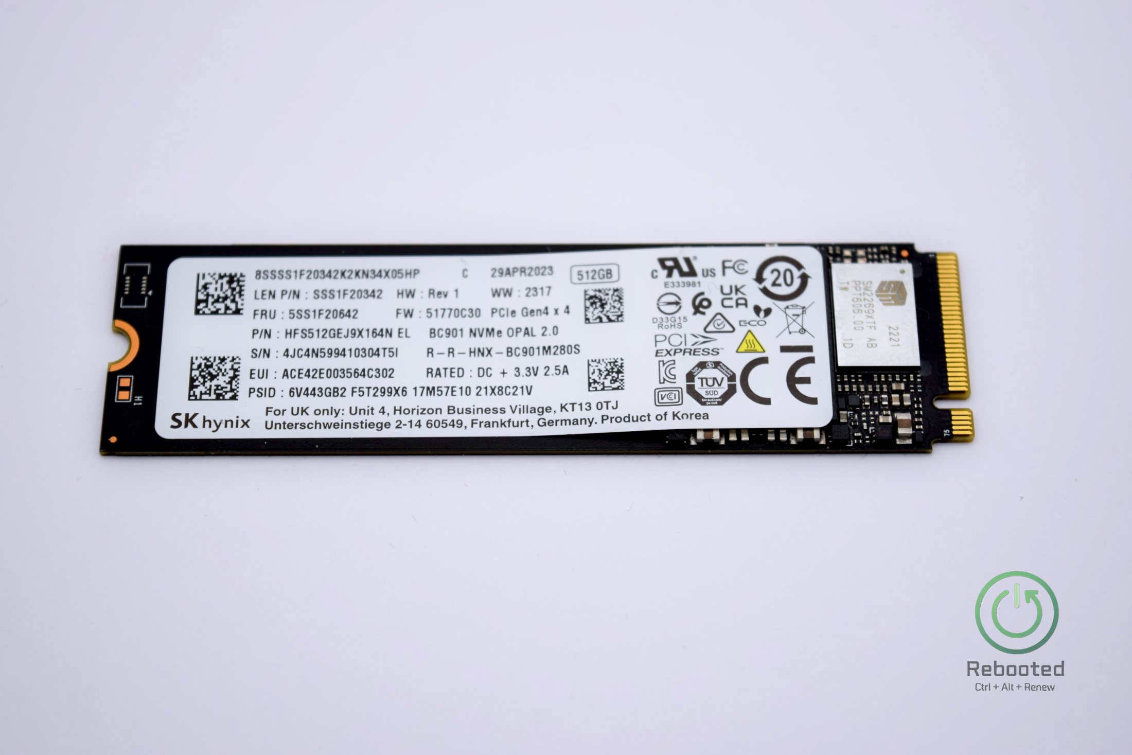 512 GB SSD NVME